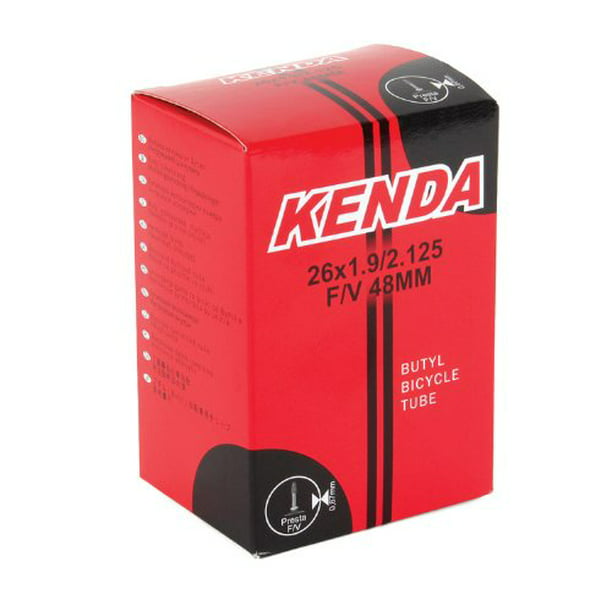 Four Kenda Road Bicycle Tubes 700 x 28/35 - Presta Valve Pack 27x1-1/8, 1-1/4 4 